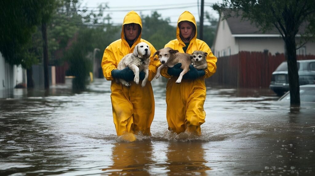 perros en rescate por emergencia