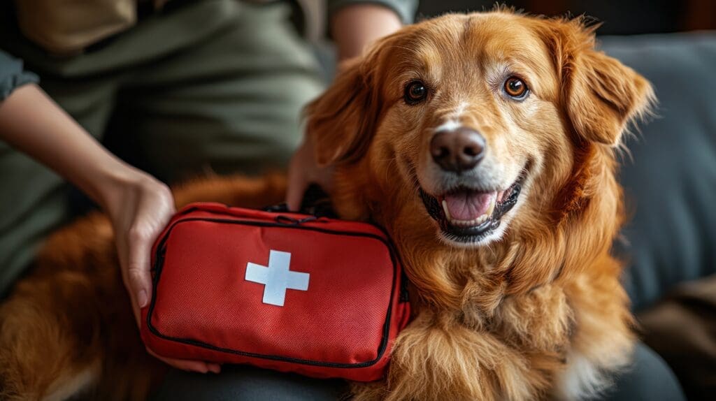 kit de primeros auxiliios para perros