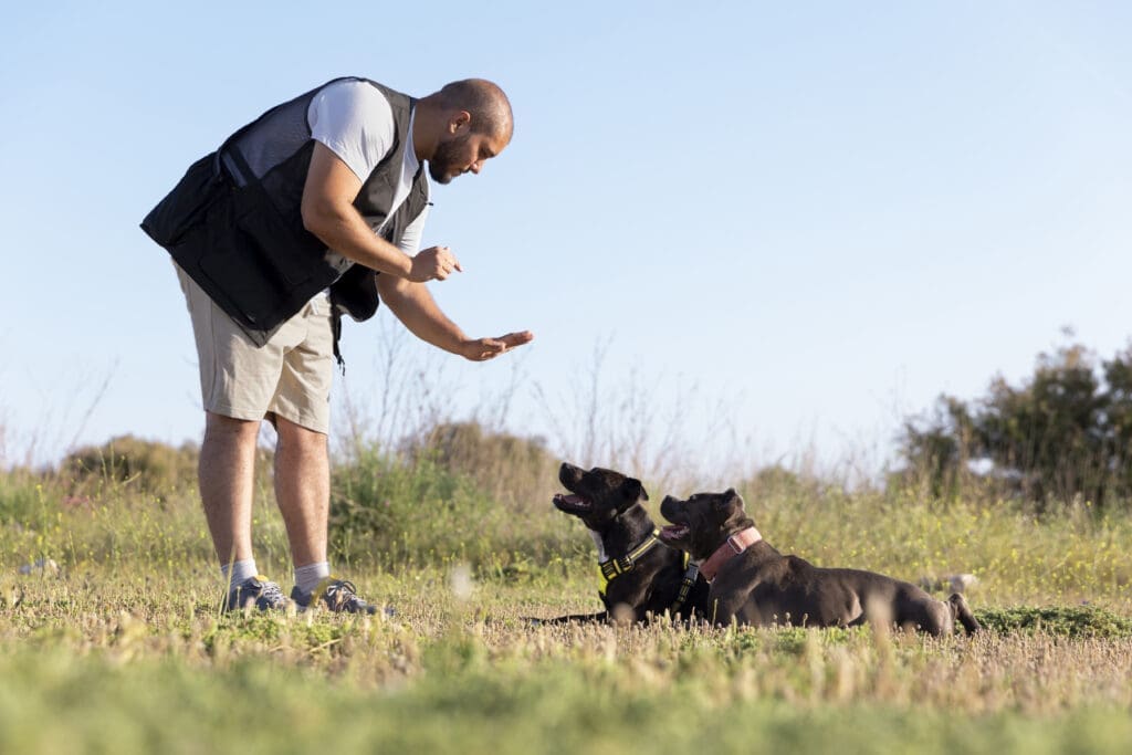entrenamiento de perros